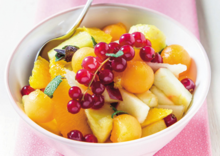 Una deliziosa Insalata di frutta e yogurt